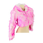 Pink Cropped LED Light Up Faux Fur Coat