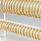 Hoops - Brushed Gold