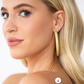 Hoops - Brushed Gold