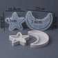 DIY Star Moon Plaster Tray Silicone Mold Creative Jewelry storage Plate Storage Box Flowerpot Ornament Making Mold Home Decor