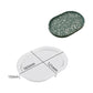 Oval Tray Cement Silicone Mold DIY Jewelry Display Panel Mould Concrete Plaster Resin Crystal Storage Coaster Molds Home Decor
