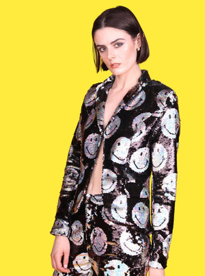 Any Old Iron x Smiley Iridescent Blazer Jacket