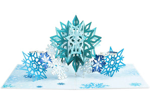 Snowflake Pop Up Card