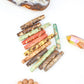Earthy Speckled 1.25-1.5" HairPipe Bone Beads, 12 Pieces