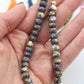 Speckled Rondelle Bone Beads, 8mm Spacers, DIY Jewelry Making Supplies