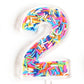 Sprinkle Number Acrylic cake toppers
