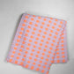 Quilted Sujani Throw Blanket - Pastel Lilac and Neon Orange