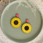 Sunflower Dangle Earrings