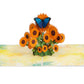 Sunflowers Pop Up Card