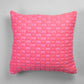 Sujani Quilted Pillow - Neon Pink