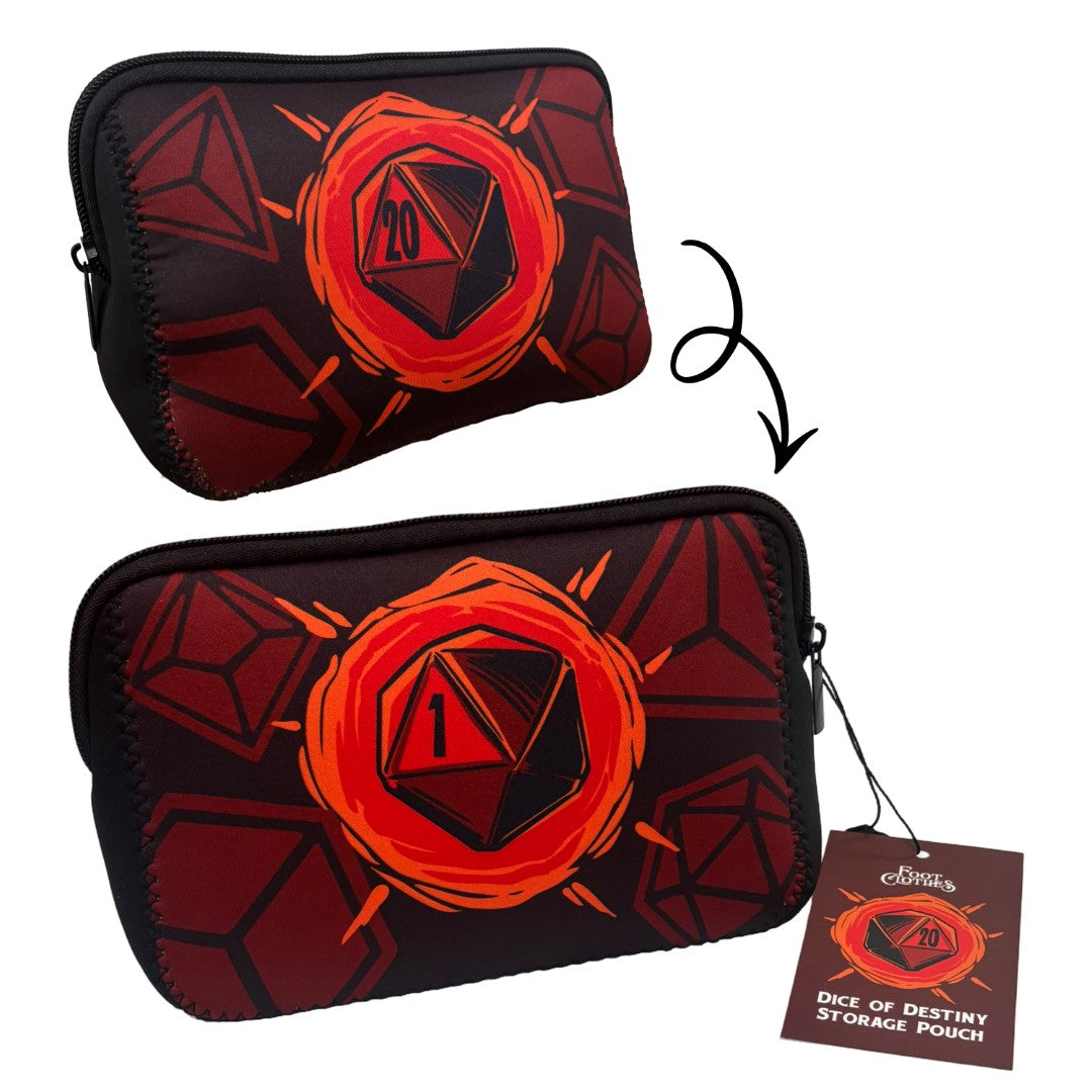 Dice of Destiny Neoprene Zip Pouch
