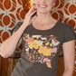 Whimsical Landscape & Animal Tee in Walnut