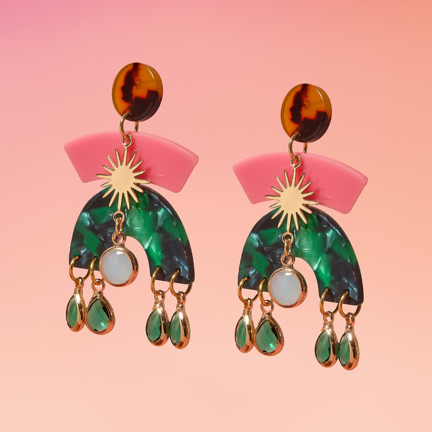 Freya Resin Earrings