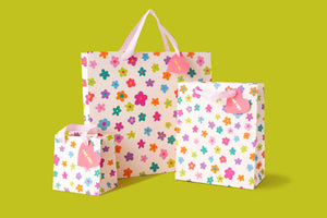 Happy Flowers Gift Bags (2 Sizes)