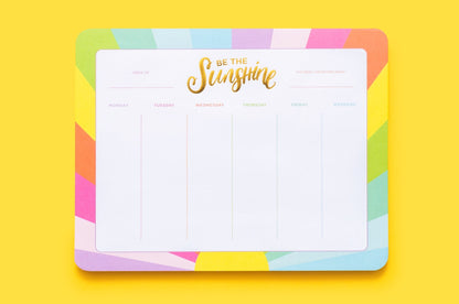 Be the Sunshine Weekly Planner