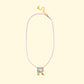 Colorful Confetti Letter Necklaces