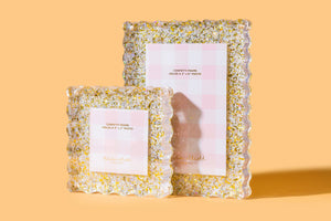 Pearl Confetti Frame - Small