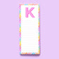 Letter List Pads A-Z