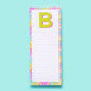 Letter List Pads A-Z