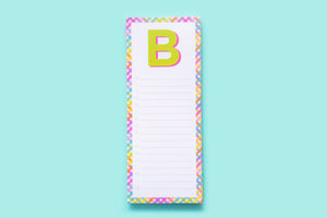 Letter List Pads A-Z