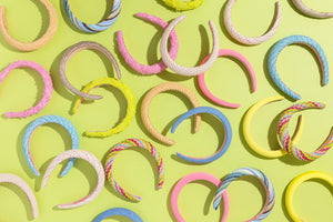 Ava Colorful Rattan Headband