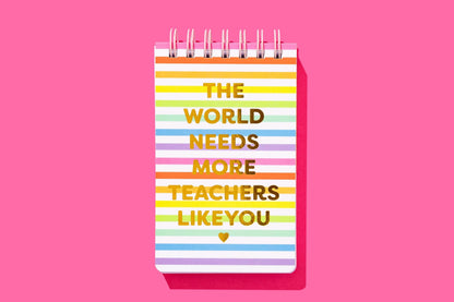 Best Teacher Ever Spiral Top Notebook