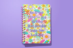 Be Brave Spiral Notebook