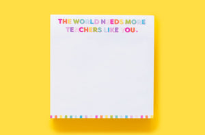 Best Teacher Ever Sticky Reminder Pad