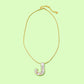 Colorful Confetti Letter Necklaces