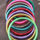 The Bolter Bangle Stack, Thai Buddhist Temple Bracelets, Mantra Bangle Set, Sizes Available