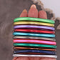 The Bolter Bangle Stack, Thai Buddhist Temple Bracelets, Mantra Bangle Set, Sizes Available