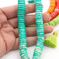 Speckled Bright Bone Beads, Spacer Beads, 12x2.5mm, 65 beads