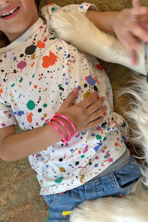 Kids Rainbow Thai Buddhist Temple Bracelets, Mantra Bangle, Kumlai, Sizes Available