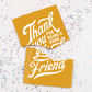 Endless Thank You Card with Glitter