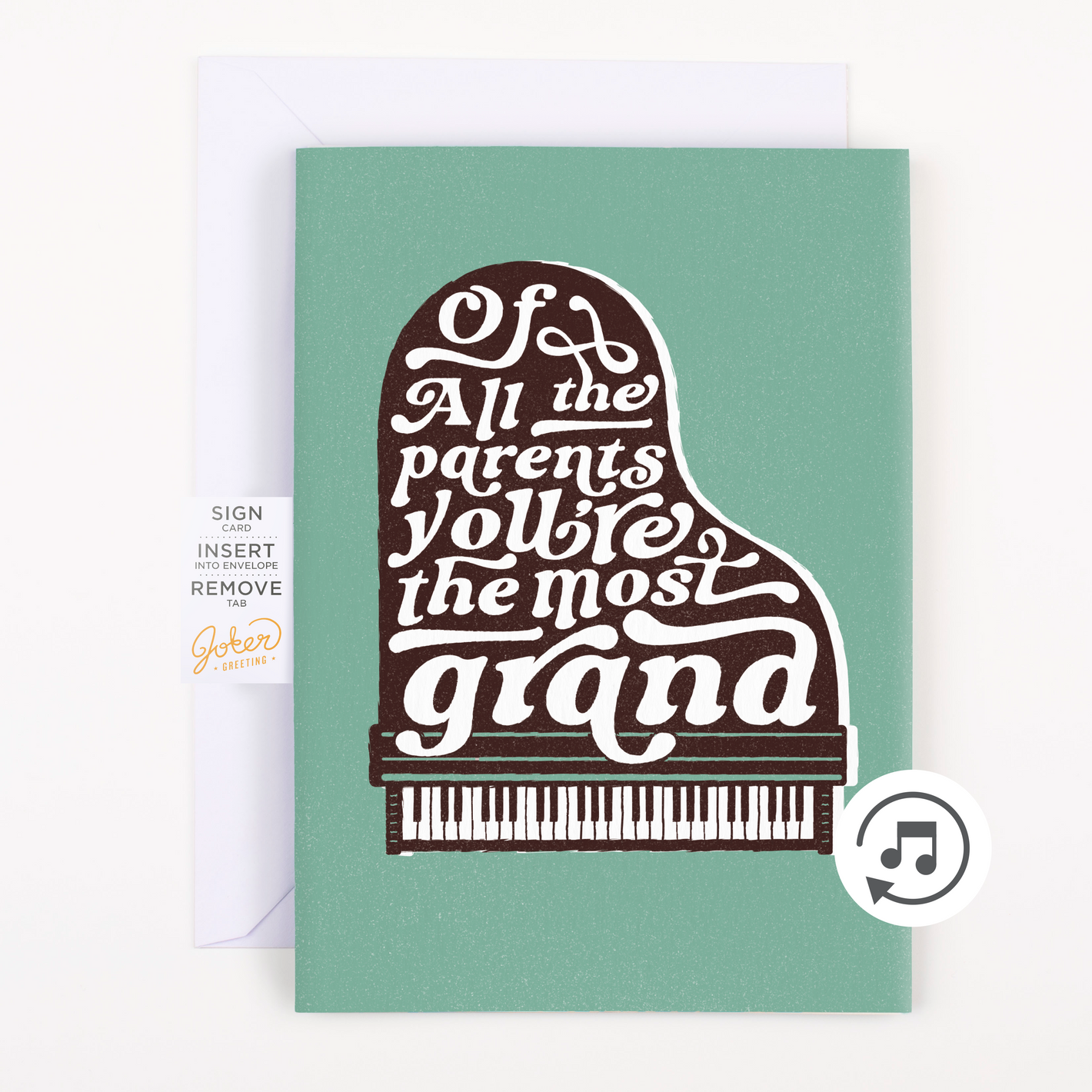 Endless Thank You Grandparent Card with Glitter