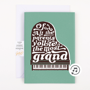 Endless Thank You Grandparent Card with Glitter