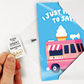 Endless Thank You Ice Cream Truck Card with Glitter