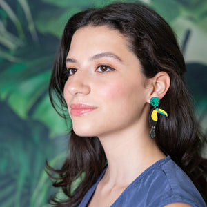 Toucan Stud Dangles