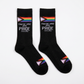 Treat Yo Self Gift Set | Jumbo Wine Glass & Pride Socks in Gift Bag | Ready to Gift!