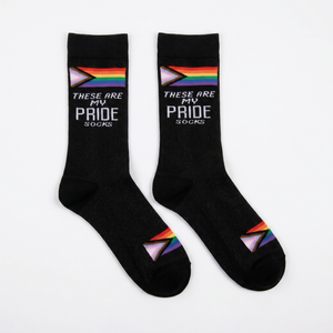 Treat Yo Self Gift Set | Jumbo Wine Glass & Pride Socks in Gift Bag | Ready to Gift!