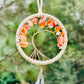 Tree Of Life Dreamcatcher | Car Hanging Decor | Pink Dreamcatcher | Dreamcatcher For House Wall Decor | Feather Wall Hanging Dreamcatchers