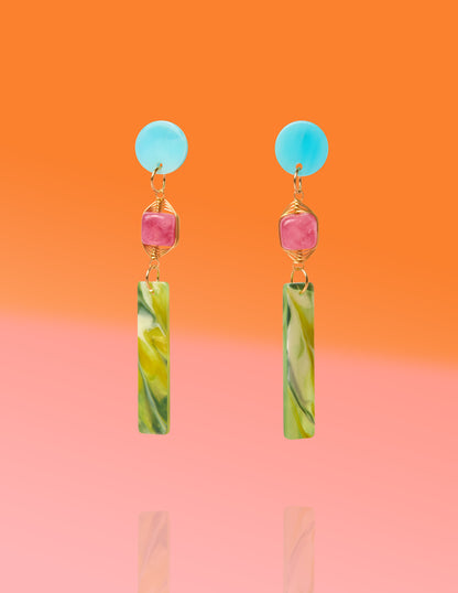 Jade Tropical Dangles
