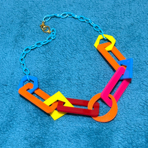 True Colors Large Link Necklace