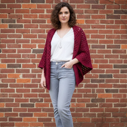 Granny Square Cardi Crochet Pattern