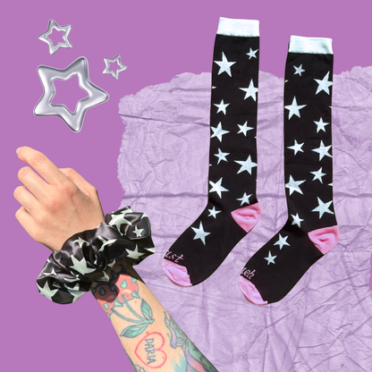 Star Baby Socks + Scrunchie Bundle