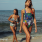 Women's One Piece Swimsuit - Flower Vibes