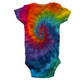 Rainbow Tie Dye Onesie 100% Cotton