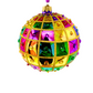 Vegas Nights Rhinestone Glass Bauble
