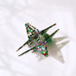 Velvet Claws Glitter Star Hair Claw | Claw Clip in Velvet Travel Bag