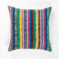 Vintage Rainbow 90s Ikat Pillow - 20" x 20"